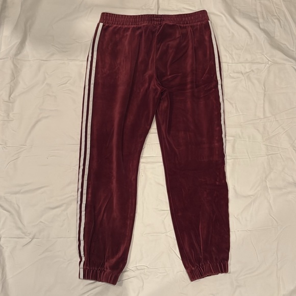 Adidas Velour Track Joggers - Picture 3 of 5